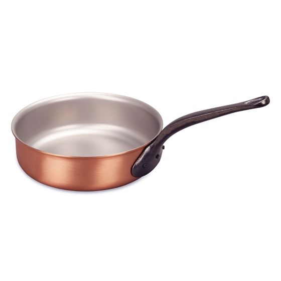 Copper Saute Pan with Lid